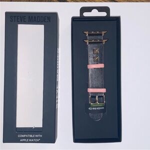 NWT Steve Madden watch band pink and black